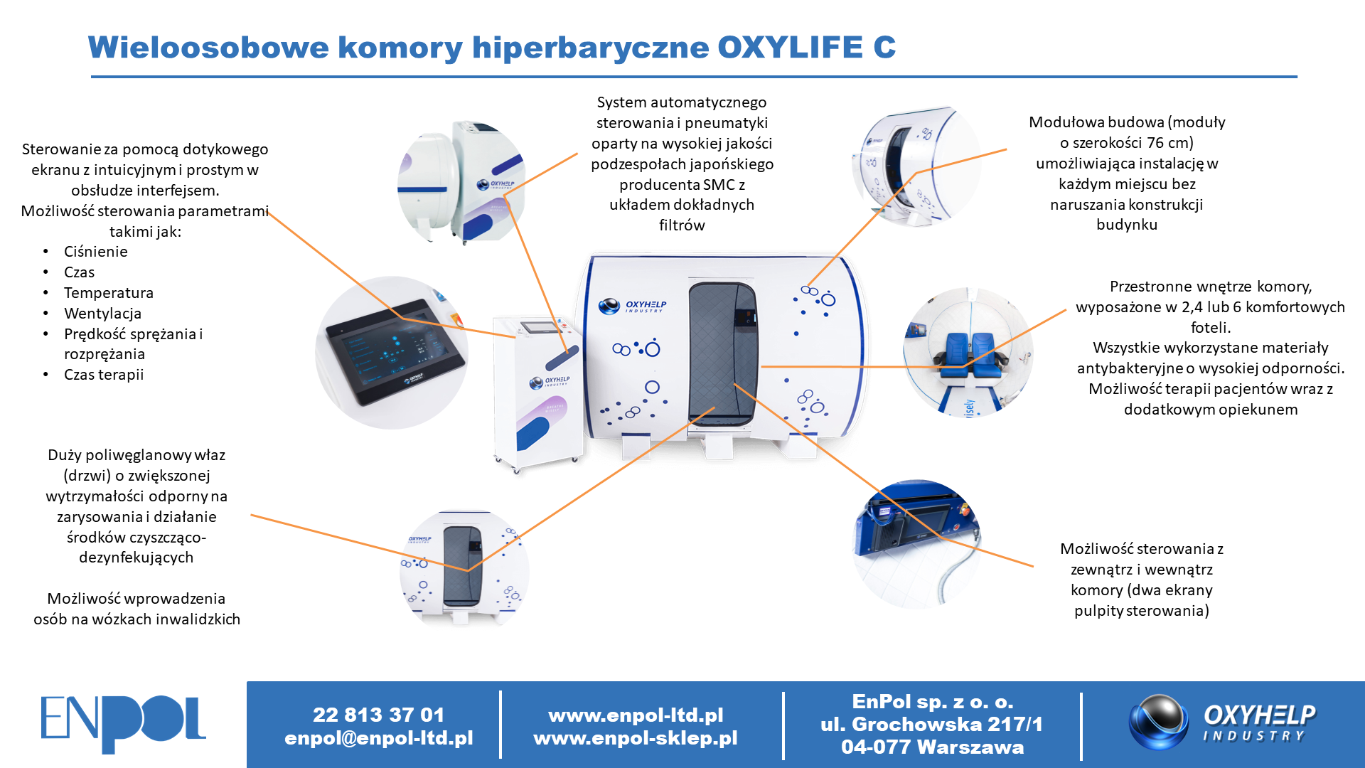 Komory hiperbaryczne OXYLIFE C